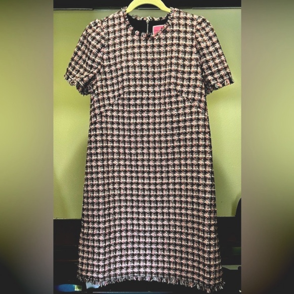Kate Spade Enchanted Tweed Dress, $358 Retail, Size 8, New
